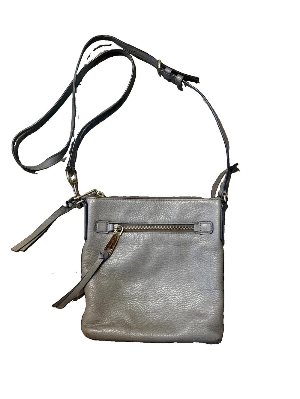 Crossbody Bag | Gray Leather | Authentic Marc Jacobs | Recruit Shoulder Bag
